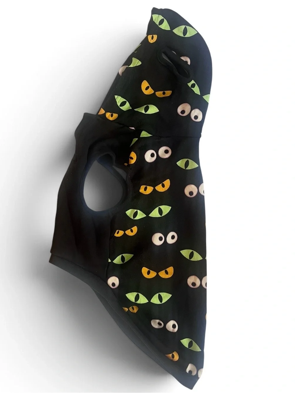 Pet Hoodie Halloween Costume with Eye Pattern